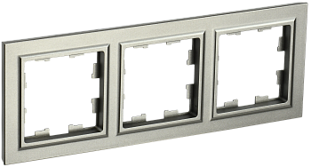 Рамка тройная BRITE IEK шампань во Владивостоке