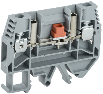 Клемма винтовая КВИ-6-И измерительная 6мм2 серая IEK  – купить распределительные коробки, крепеж, изоляцию оптом и в розницу  Клемма винтовая КВИ-6-И измерительная 6мм2 серая IEK во Владивостоке