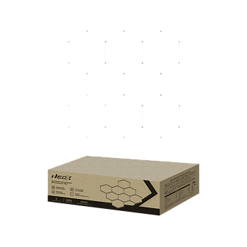 Светильник светодиодный ДБО-HEXAGON 8С-35065 350Вт 230В 6500К 8 сот 0.5м шнур с вилкой 2350х2442мм NEOX во Владивостоке