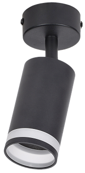 Светильник 4006 настенно-потолочный GU10 черный IEK  – купить кабель и провод оптом и в розницу  Светильник 4006 настенно-потолочный GU10 черный IEK во Владивостоке