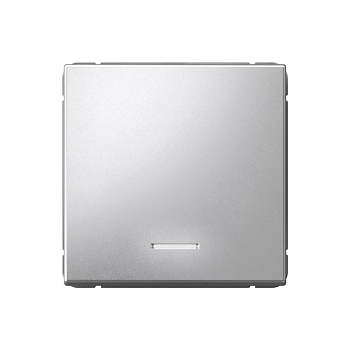 ARTGALLERY 1-клавишный ВЫКЛЮЧАТЕЛЬ с подсветкой, сх.1а, 10АХ, механизм, АЛЮМИНИЙ во Владивостоке