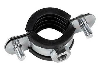 Хомут стальной 3/4" (25-29мм), с уплотнителем EKF во Владивостоке