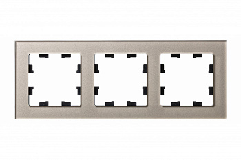 Рамка тройная AtlasDesign Nature SE стекло шампань во Владивостоке