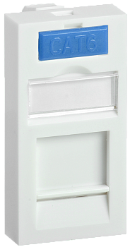 Вставка 45х22,5мм для 1 модуля Keystone Jack с маркером ITK во Владивостоке