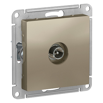 Розетка телевизионная проходная AtlasDesign SE шампань во Владивостоке