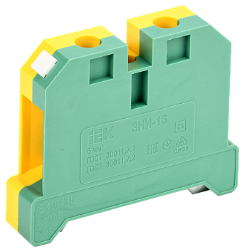 Зажим наборный ЗНИ-16PEN 16мм2 (JXB-земля) IEK  – купить распределительные коробки, крепеж, изоляцию оптом и в розницу  Зажим наборный ЗНИ-16PEN 16мм2 (JXB-земля) IEK во Владивостоке