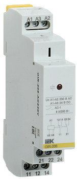 Реле промежуточное OIR 2 контакта 8А 230В AC IEK во Владивостоке