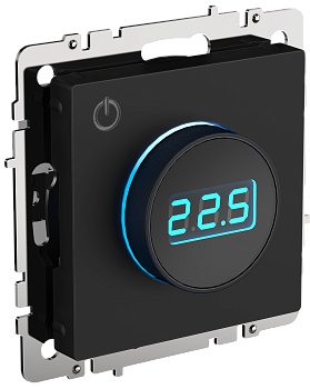 Термостат электронный с индикацией BRITE черный IEK  – купить обогреватели, конвекторы, теплый пол оптом и в розницу  Термостат электронный с индикацией BRITE черный IEK во Владивостоке