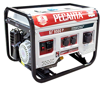 Электрогенератор БГ 9500 Р Ресанта  – купить насосы, мотокультиваторы, строительное оборудование оптом и в розницу  Электрогенератор БГ 9500 Р Ресанта во Владивостоке