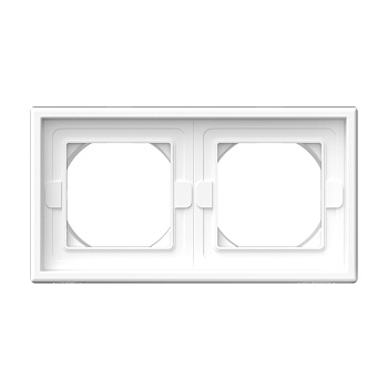 ARTGALLERY 2-постовая РАМКА IP44,  БЕЛЫЙ  – купить розетки, рамки, выключатели оптом и в розницу  ARTGALLERY 2-постовая РАМКА IP44,  БЕЛЫЙ во Владивостоке