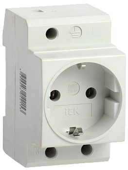 Розетка РАр10-3-ОП с заземлением на DIN-рейку IEK во Владивостоке