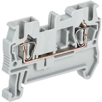 Клемма пружинная КПИ 2в-2,5 31А серый IEK  – купить распределительные коробки, крепеж, изоляцию оптом и в розницу  Клемма пружинная КПИ 2в-2,5 31А серый IEK во Владивостоке