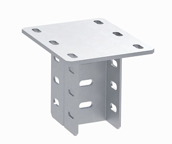 Кронштейн потолочный двойной 115мм HDZ (2.5мм) EKF  – купить гофру, лоток и кабель-каналы оптом и в розницу  Кронштейн потолочный двойной 115мм HDZ (2.5мм) EKF во Владивостоке