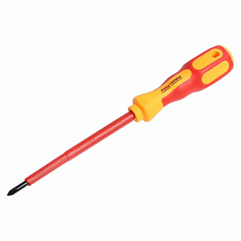 Отвертка крестовая «Электрика» PH 0х100 мм REXANT  – купить  ручной и электроинструмент оптом и в розницу  Отвертка крестовая «Электрика» PH 0х100 мм REXANT во Владивостоке