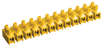 Зажим винтовой IEK ЗВИ-5 н/г 1,5-4,0мм2 12пар черные  – купить распределительные коробки, крепеж, изоляцию оптом и в розницу  Зажим винтовой IEK ЗВИ-5 н/г 1,5-4,0мм2 12пар черные во Владивостоке