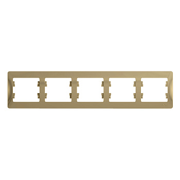 Рамка пятиместная Glossa SE титан во Владивостоке