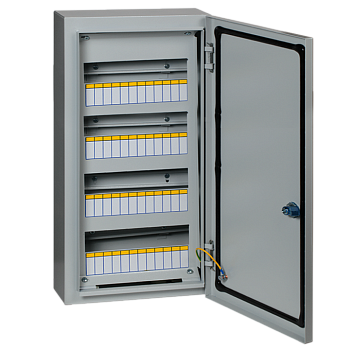 Корпус металлический ЩРН 48 мод. 620х310х120 с замком IP54 EKF Proxima  – купить щиты пластиковые, металлические оптом и в розницу  Корпус металлический ЩРН 48 мод. 620х310х120 с замком IP54 EKF Proxima во Владивостоке