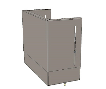 Цоколь верхний с компенсатором (260х300х150) EKF Basic во Владивостоке