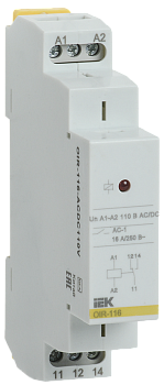 Реле промежуточное OIR 1 контакт 16А 110В AC/DC IEK во Владивостоке