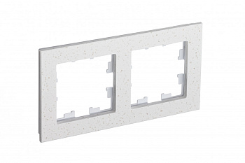 Рамка двойная AtlasDesign Nature SE мрамор крем роял во Владивостоке