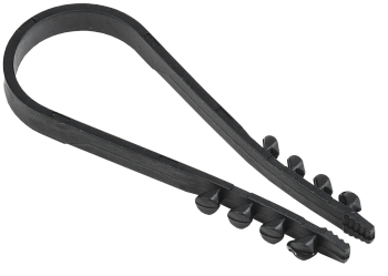 Дюбель-хомут 19-25 мм нейлон черный (упак. 100шт) IEK во Владивостоке