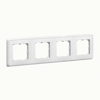 Рамка четырехместная CARIVA Legrand белая во Владивостоке