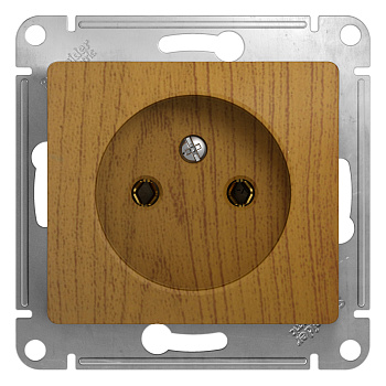 Розетка одинарная Glossa SE дуб во Владивостоке