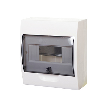 Щит распределительный навесной пластиковый с прозрачной дверью City9 8 мод. 200х184х94 IP40 SE во Владивостоке