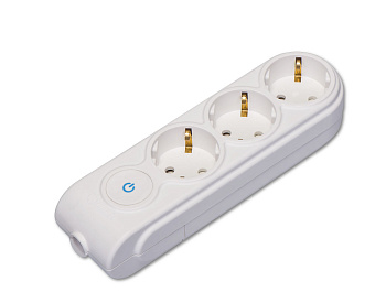 Колодка 3 места 16А 3,5кВт выключатель с з/к MAKEL во Владивостоке