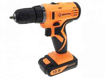 Дрель-шуруповерт аккумуляторная ДА-18Л-2К (2,0 А/ч) Вихрь во Владивостоке