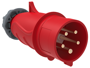 Вилка переносная MAGNUM IEK ССИ-015 16А-6ч/200/346-240/415В 3Р+РЕ+N IP44 во Владивостоке