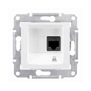 Розетка компьютерная SEDNA Schneider Electric белая во Владивостоке