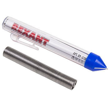 Припой с канифолью 20гр. d=1.0мм (Sn60 Pb40 Flux 2.2%) REXANT во Владивостоке