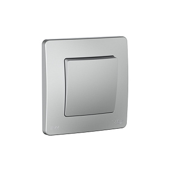 Переключатель одноклавишный  IP44 BLANCA SE алюминий во Владивостоке