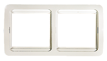 Рамка двойная горизонтальная CLASSICO белая 2302H IN HOME во Владивостоке