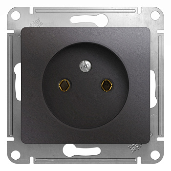 Розетка 1ая Glossa графит во Владивостоке