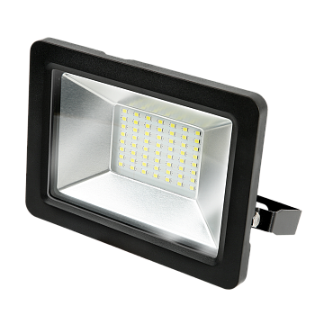 Прожектор светодиодный LED 50Вт IP65 6500К черный GAUSS  – купить кабель и провод оптом и в розницу  Прожектор светодиодный LED 50Вт IP65 6500К черный GAUSS во Владивостоке