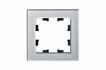 Рамка одинарная AtlasDesign Nature SE стекло алюминий во Владивостоке