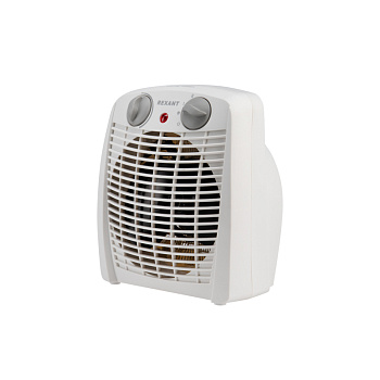 Тепловентилятор электрический настольный 2кВт со спиральным нагревательным элементом, белый REXANT во Владивостоке