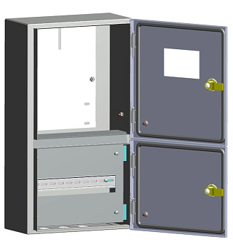 ЩУРн-3/12 два отсека (БУР) (540х300х160) IP54 EKF PROxima  – купить щиты пластиковые, металлические оптом и в розницу  ЩУРн-3/12 два отсека (БУР) (540х300х160) IP54 EKF PROxima во Владивостоке