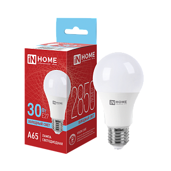 Лампа светодиодная LED-A65-VC 30Вт 230В Е27 6500К 2850Лм IN HOME во Владивостоке