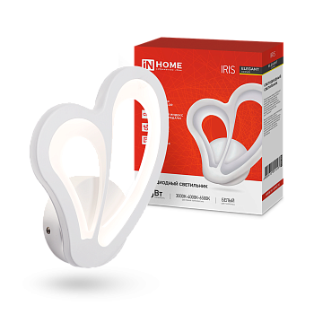 Светильник светодиодный ELEGANT IRIS 15Вт 230В 3000-6500K 1200Лм STEP COLOR белый IN HOME во Владивостоке