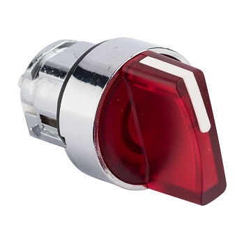 Исполнительный механизм переключателя ХB4 красный на 2 положения с фиксацией с подсветкой EKF PROxima во Владивостоке