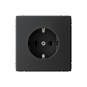 ARTGALLERY РОЗЕТКА с заземлением, 16А, механизм, быстрозажим. клем., КАРБОН во Владивостоке