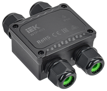 Коробка распределительная герметичная WTP-403 4 ввода IP68 IEK во Владивостоке