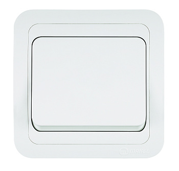 Выключатель одноклавишный МИМОЗА MAKEL белый во Владивостоке