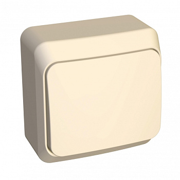 Переключатель одноклавишный ЭТЮД SE накладной крем во Владивостоке