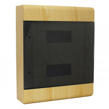 Щит распределительный навесной пластиковый ЩРН-П-24 модуля 370х302х95мм IP40 сосна во Владивостоке