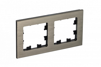 Рамка двойная AtlasDesign Nature SE металл латунь во Владивостоке