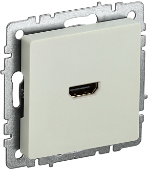 Розетка HDMI BRITE IEK бежевая во Владивостоке